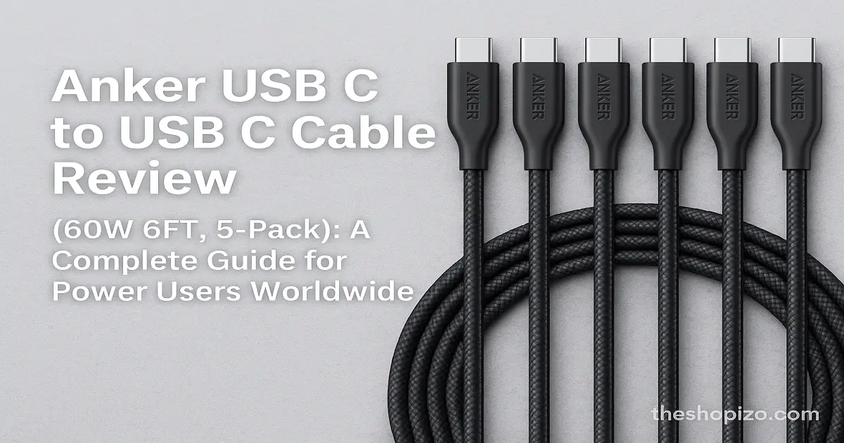Anker USB C to USB C Cable 60W Review